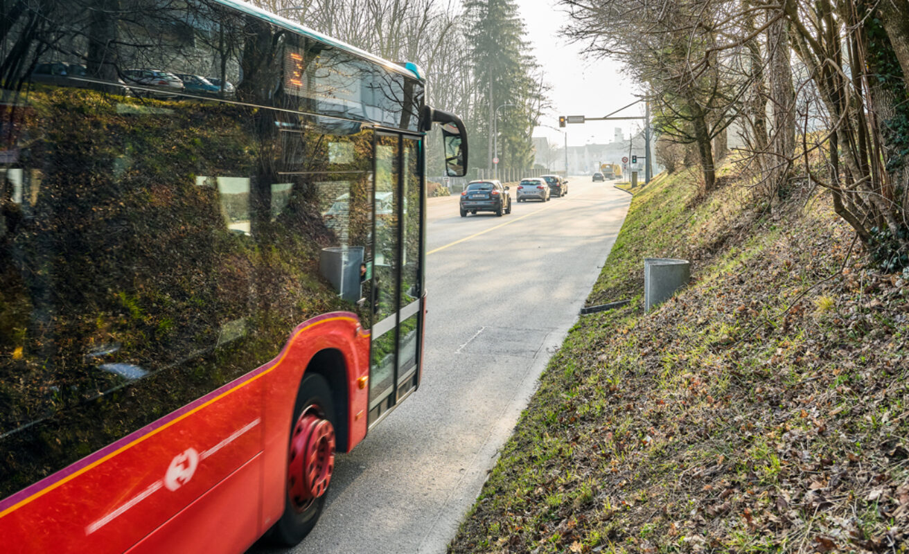 Busschleuse Zollhaus: freie Fahrt…